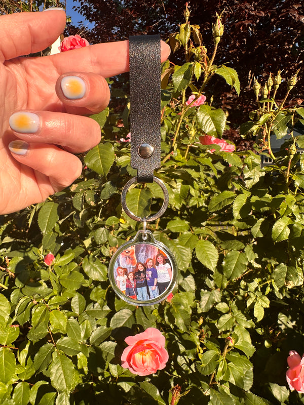 Double-Sided Photo Keychain